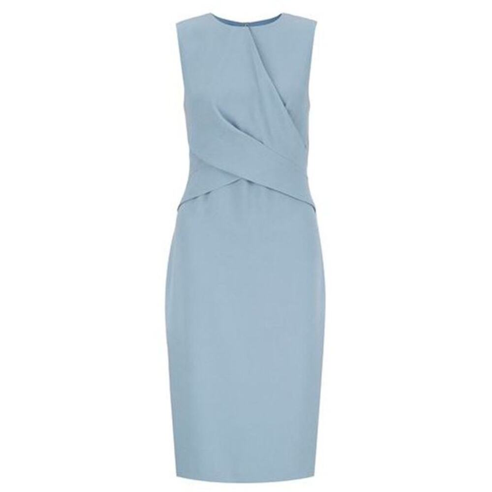 Hobbs London Blue Sheath Dress